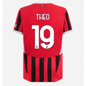 Billiga AC Milan Theo Hernandez #19 Hemmatröja 2024-25 Kortärmad